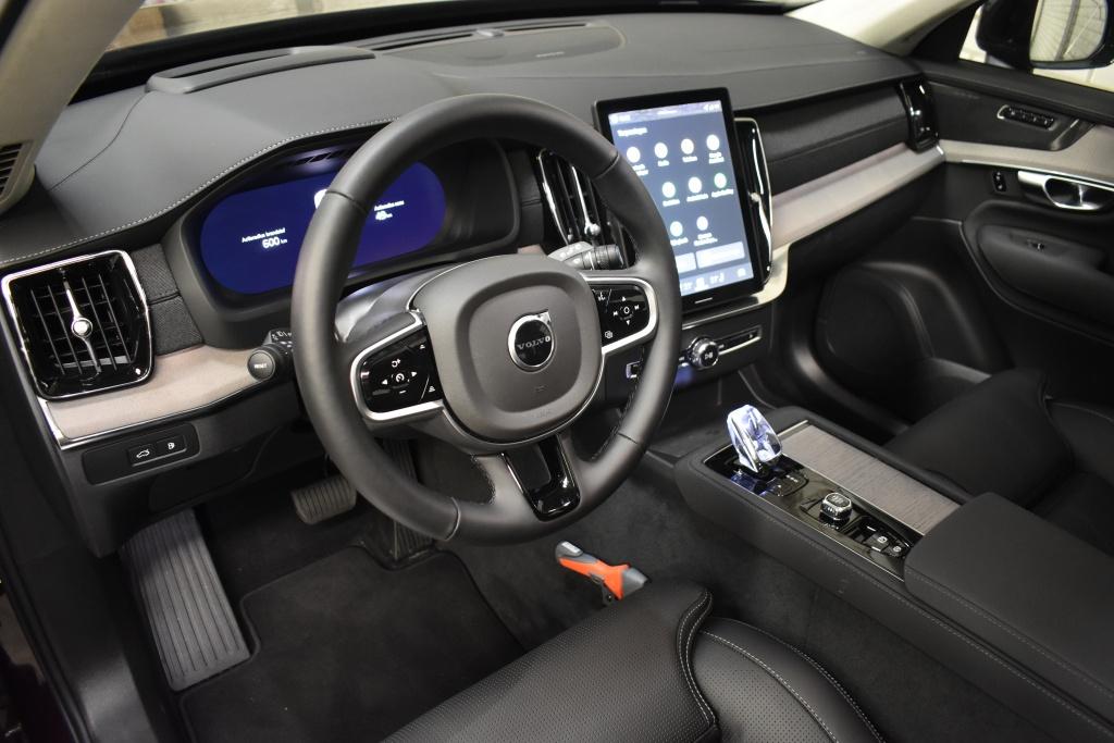 Volvo XC90 T8 455pk AWD Ultra Dark FACELIFT | Luchtvering |, Gebruikt, 4 cilinders, Hybride Elektrisch/Benzine, Adaptive Cruise Control