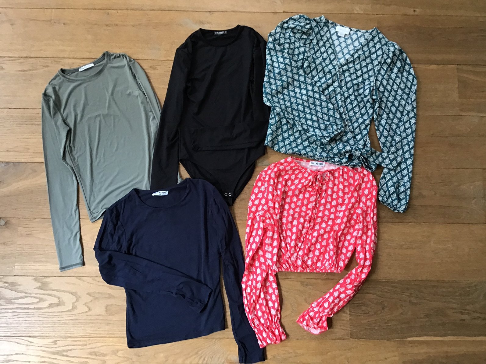 Kledingpakket 5 longsleeve meiden dames S Meet Me There Zara, Ophalen of Verzenden, Gedragen, Maat 36 (S)
