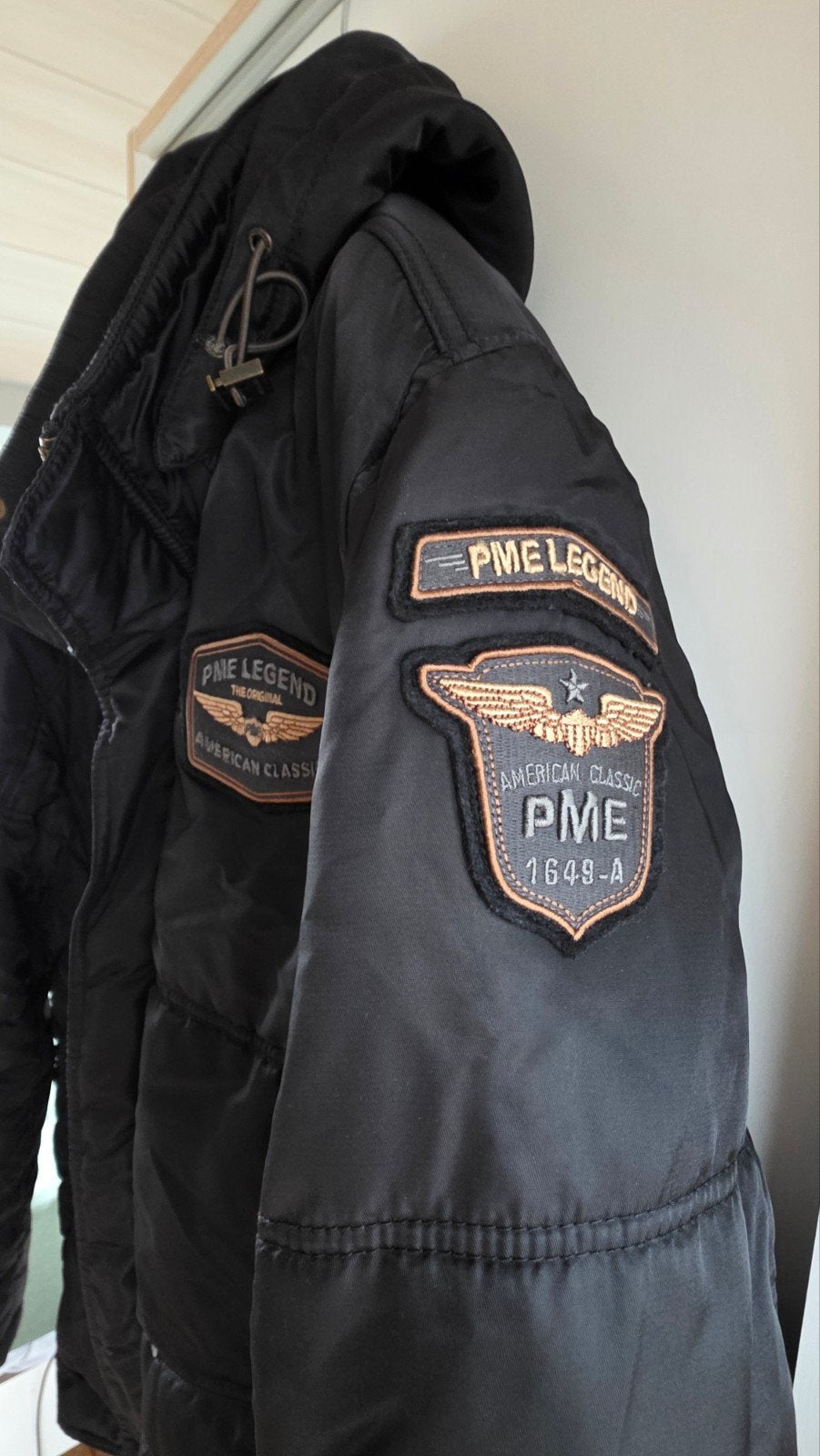 PME winterjas zwart, Kleding | Heren, Ophalen, Zo goed als nieuw, Overige maten, Zwart