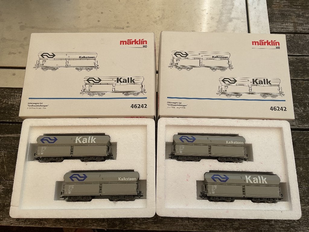 2x Märklin 46242, Hobby en Vrije tijd, Modeltreinen | H0, Gelijkstroom of Wisselstroom, Wagon, Ophalen of Verzenden, Märklin