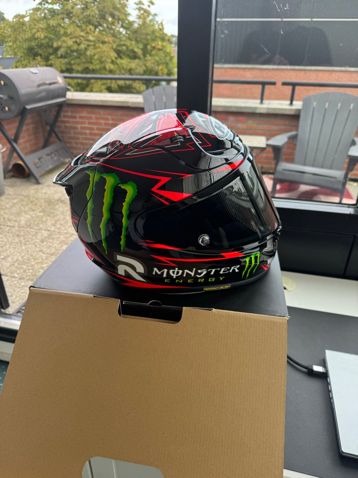 HJC RPHA 12 Monster Energy helm - Maat M, M, HJC, Nieuw zonder kaartje, Integraalhelm