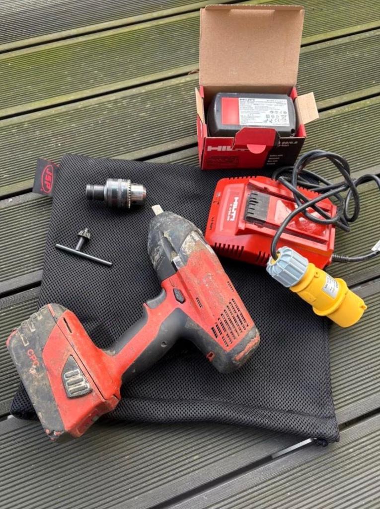 Hilti Battery Impact Gun / Driver, Ophalen, Gebruikt, Boor- en/of Breekhamer, Klopboormechanisme