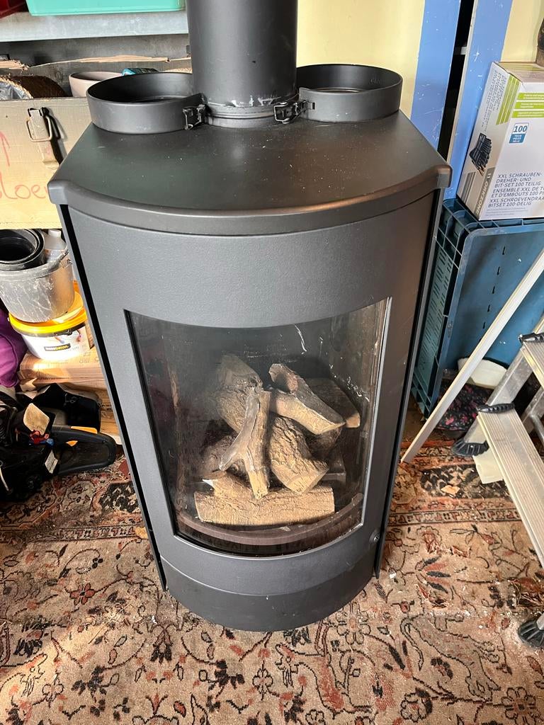 Gashaard H.A. Wanders BV DOMUS/LUNA GAS - 6.3 kW, Ophalen, Gebruikt, Vrijstaande haard, Gashaard