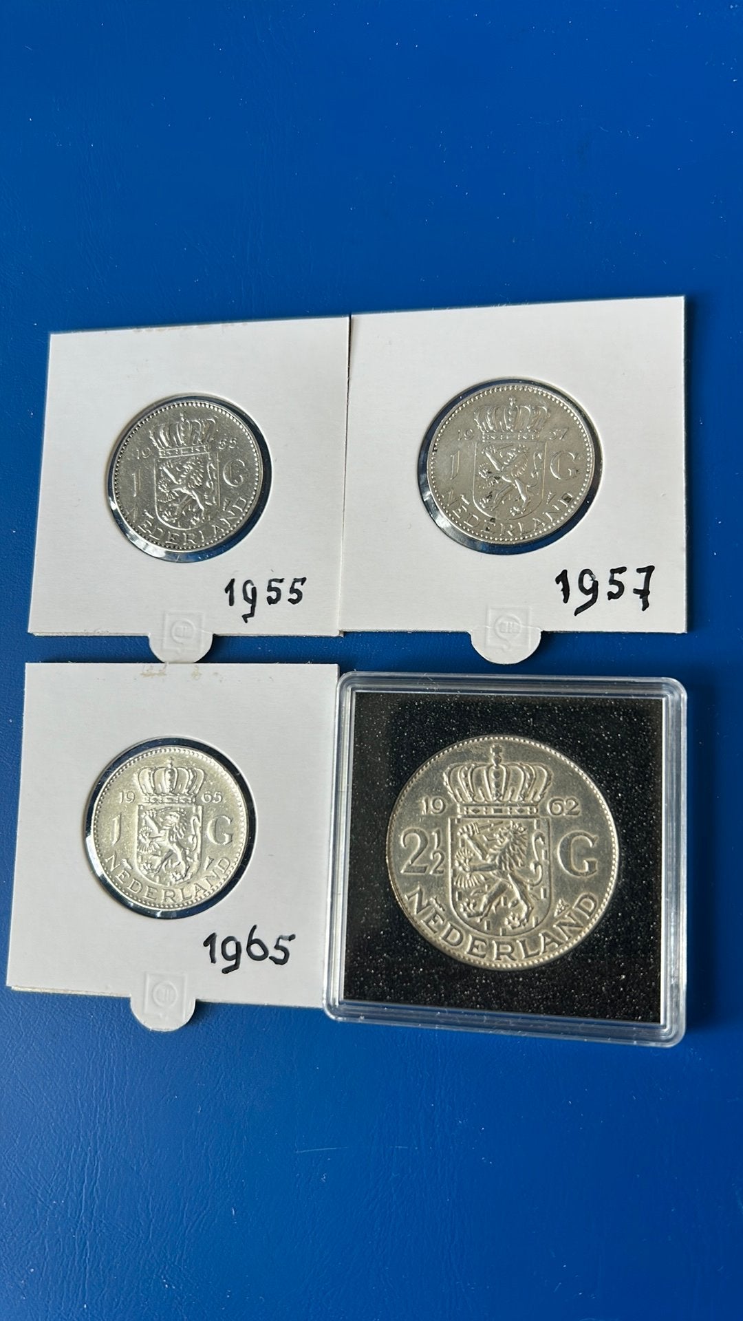 Juliana zilver 3 guldens en 1 rijksdaalder, Verzenden, Koningin Juliana, Zilver