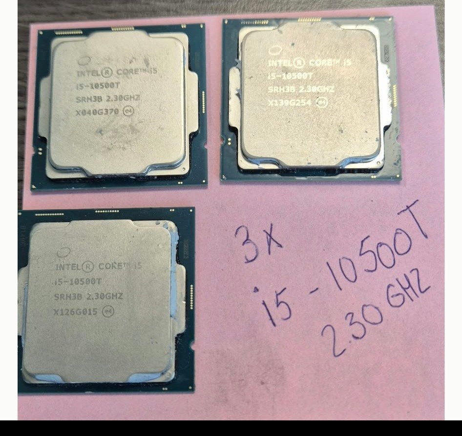 Diverse Intel CPU's: Xeon,  i7,  i5, Celeron, Pentium, Computers en Software, Processors, Ophalen, Gebruikt, Intel Xeon E5-2620, Core i7-3770, Core i7-4770S, Core i5-10500T