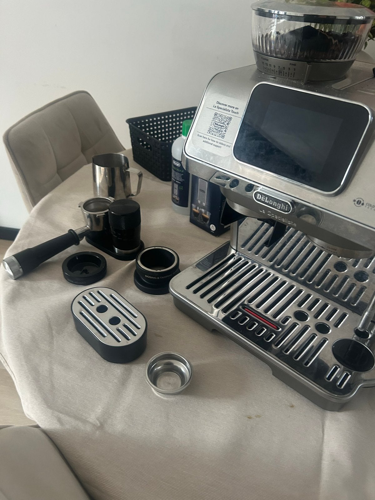 De'Longhi La Specialista Touch espressomachine, Ophalen, Gebruikt, Espresso apparaat, Koffiebonen