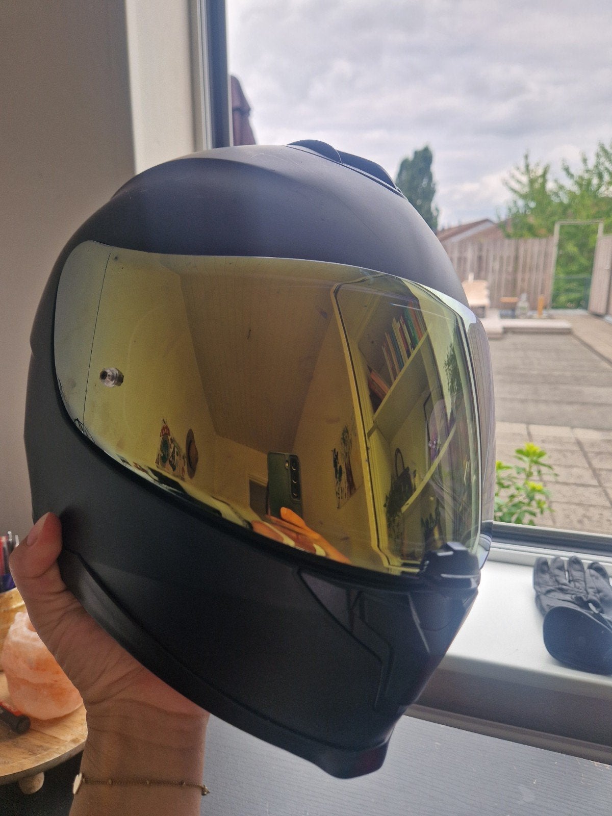 Motorhelm maat M, Motoren, Ophalen, Tweedehands, Integraalhelm, Overige merken