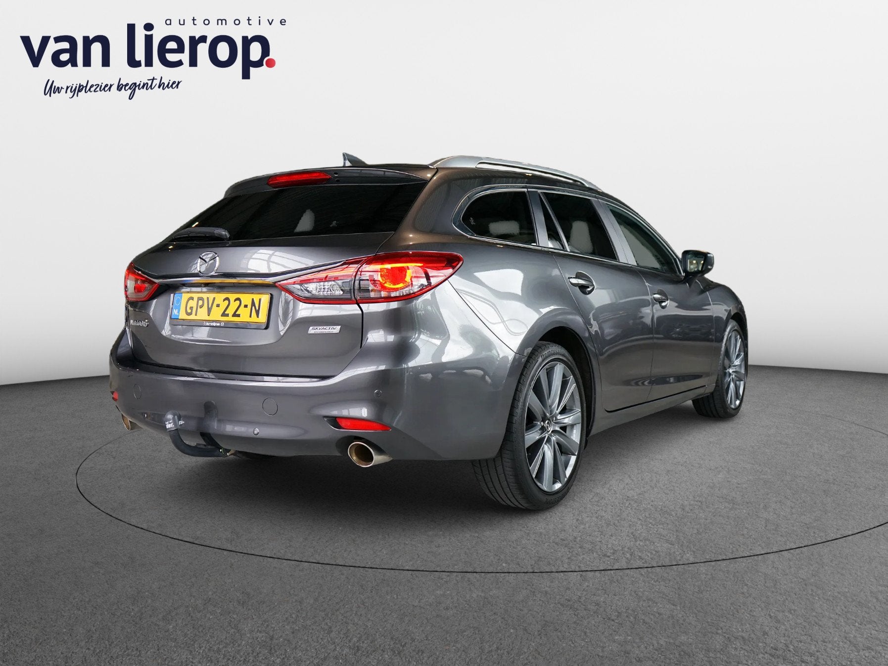 Mazda 6 Sportbreak 2.5 SkyActiv-G 194 TREKHAAK | CARPLAY, Auto's, 1441 kg, Stof, Gebruikt, 4 cilinders
