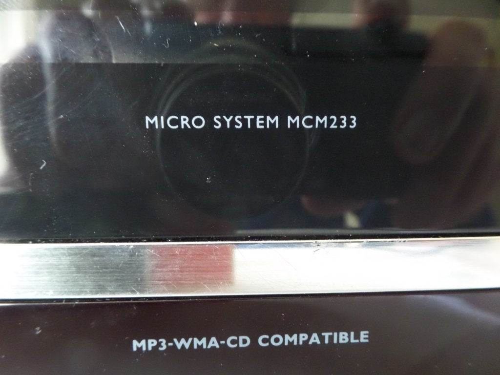 Micromuzieksysteem, PHILIPS, MCM233/12, incompleet-(#9114), Ophalen of Verzenden