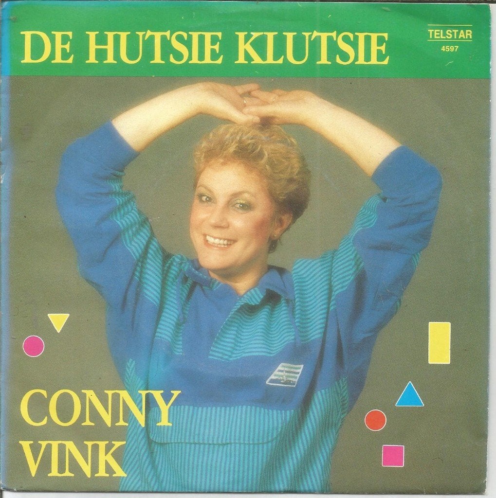 Conny Vink – De Hutsie Klutsie (1987), Cd's en Dvd's, Vinyl | Nederlandstalig, Fotohoes, 7 inch, Ophalen of Verzenden, Zo goed als nieuw