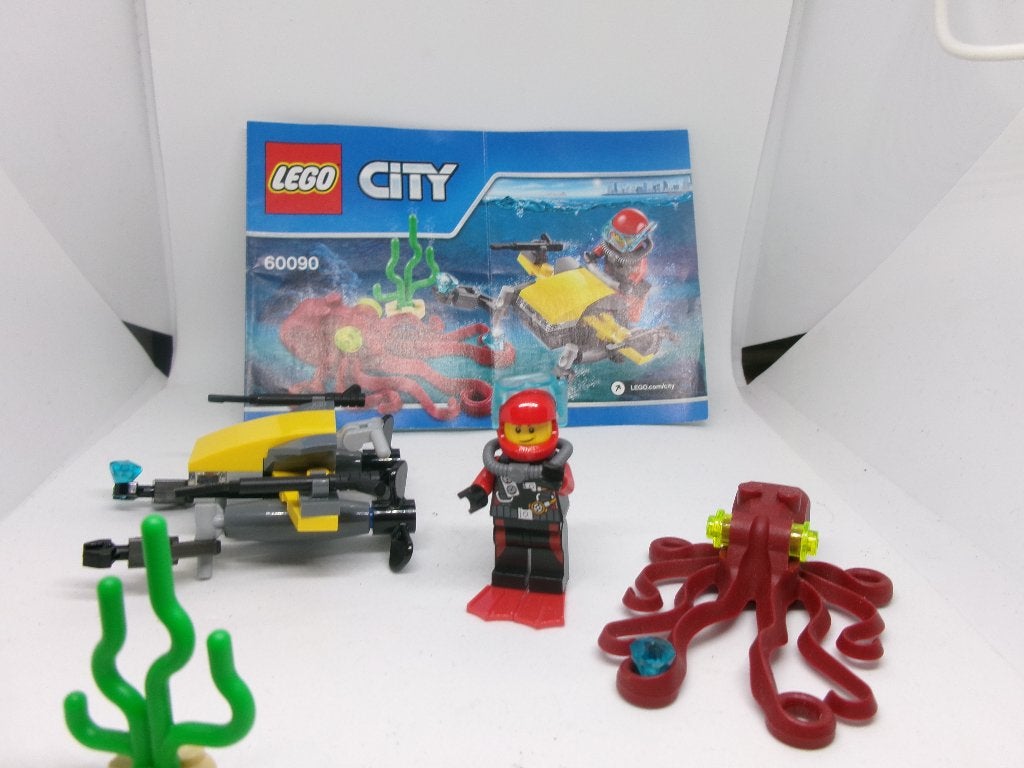 Lego Diepzee Duik Scooter, Lego, Compleet, Ophalen of Verzenden, Zo goed als nieuw