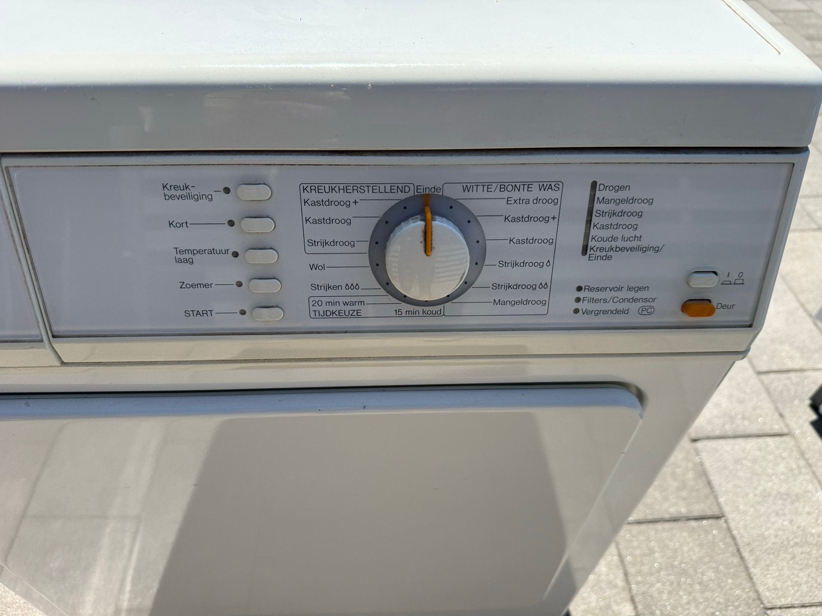 Miele Novotronic T2960C Expert Condensdroger, Witgoed en Apparatuur, Ophalen, 6 tot 8 kg, Gebruikt, Voorlader