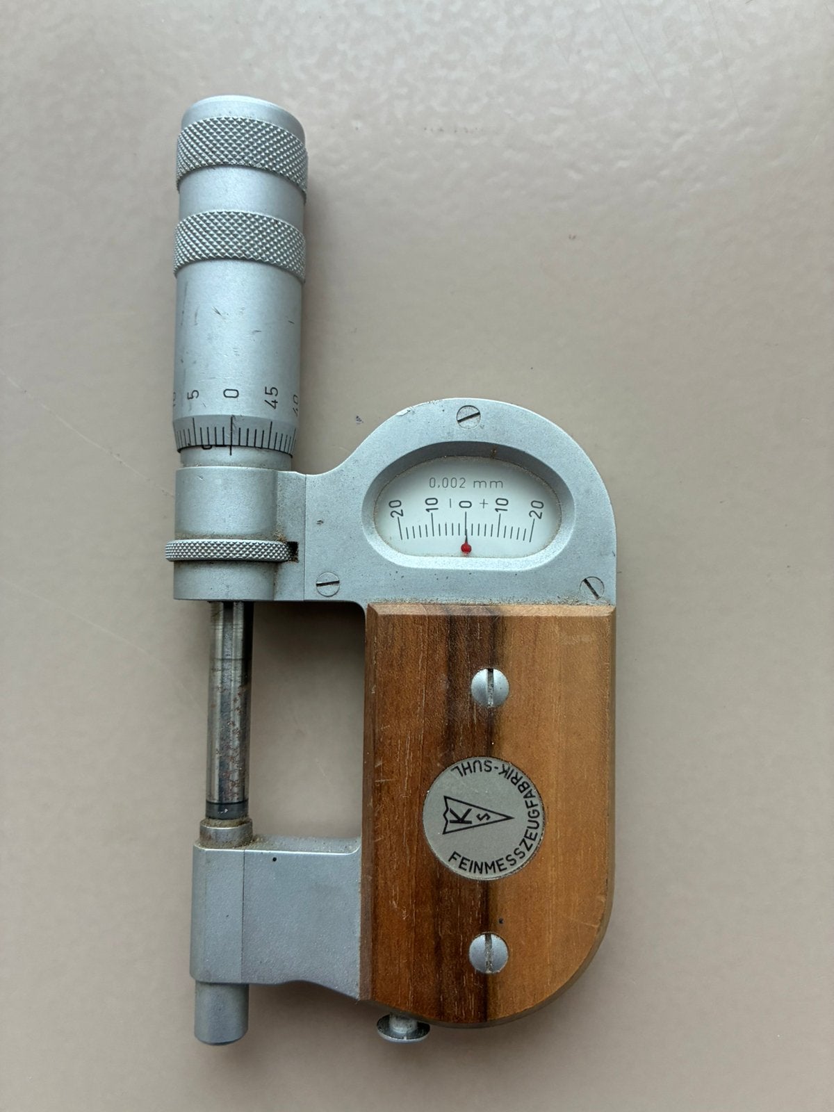 Micrometer, Ophalen, Zo goed als nieuw