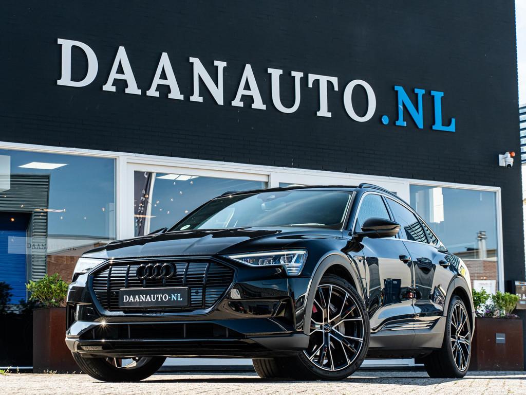Audi e-tron Sportback 55 quattro edition 95 kWh, Automaat, 131 €/maand, Stof, Zwart