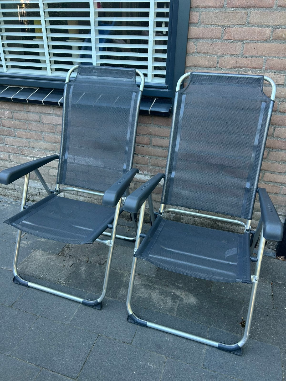 Campingstoelen met 5 standen, Caravans en Kamperen, Ophalen, Gebruikt, Campingstoel