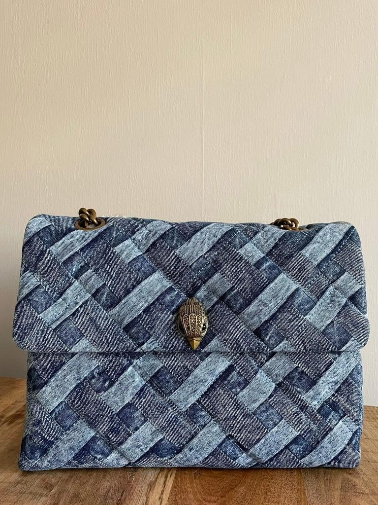 Kurt Geiger denim tas, Ophalen of Verzenden, Nieuw, Blauw, Schoudertasje
