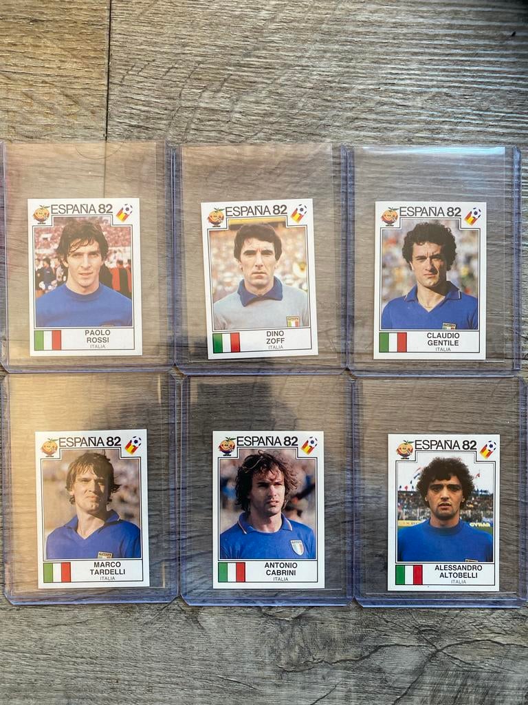 Panini WCS Sonrics Italië Voetbalplaatjes, Ophalen of Verzenden, Zo goed als nieuw, Meerdere plaatjes