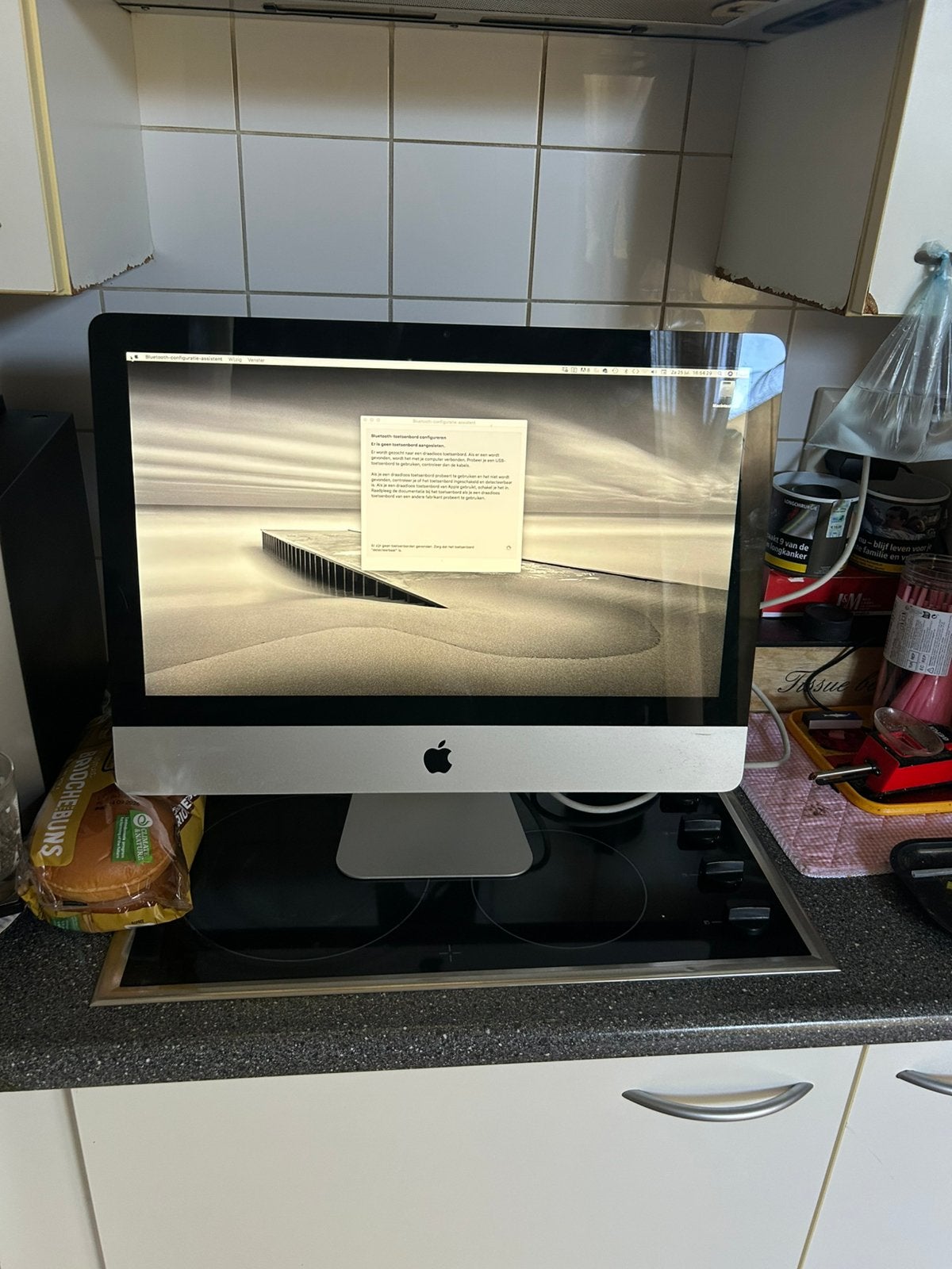 iMac Apple eind 2009 inc toetsenbord en doos, Computers en Software, Apple Desktops, Ophalen, Zo goed als nieuw, IMac