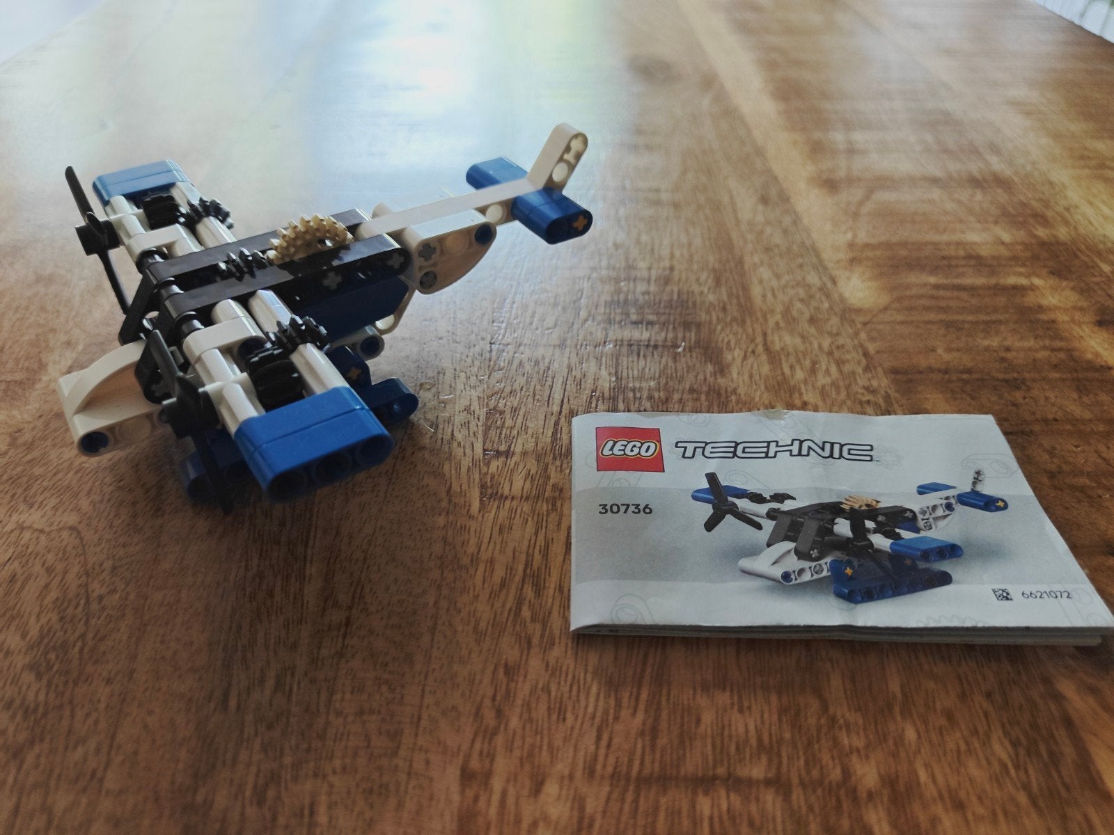 LEGO 30736 Technic wit watervliegtuig, Lego, Inclusief instructies, Ophalen of Verzenden, Zo goed als nieuw