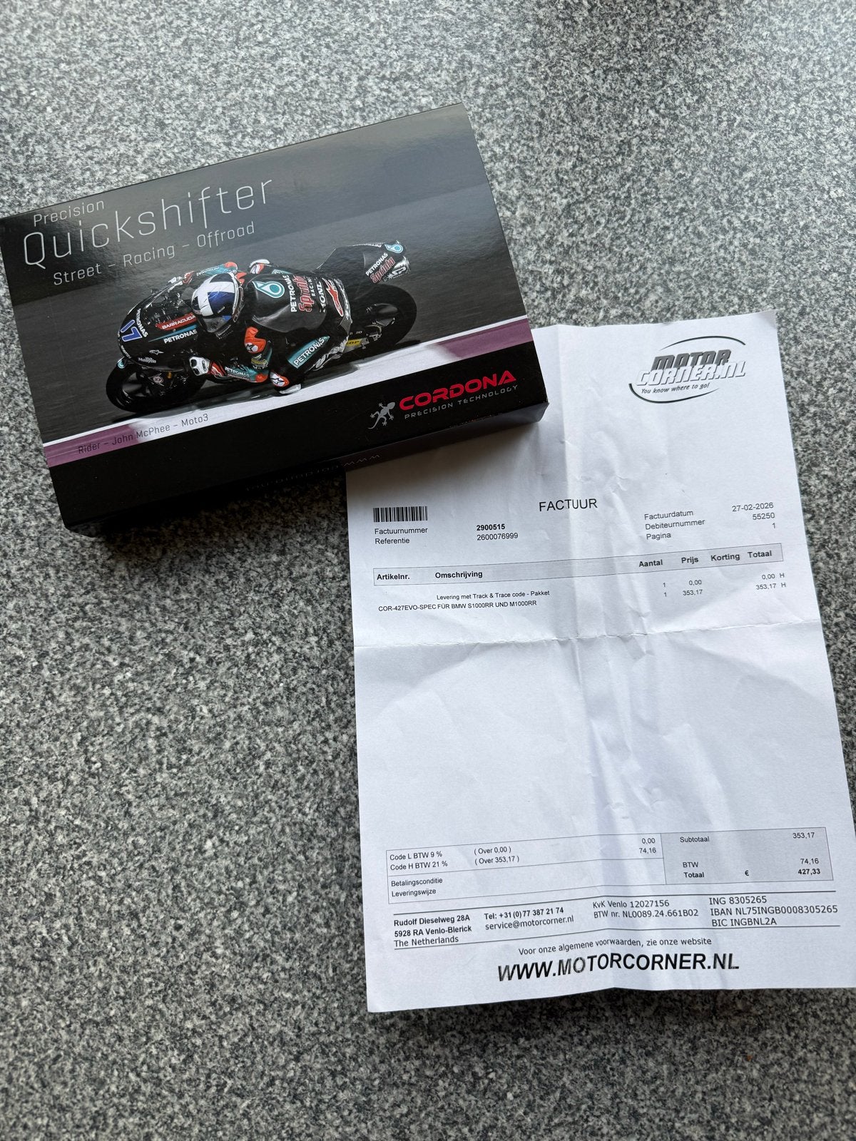Cordona Quickshifter voor BMW S1000RR en M1000RR, Ophalen of Verzenden, Nieuw