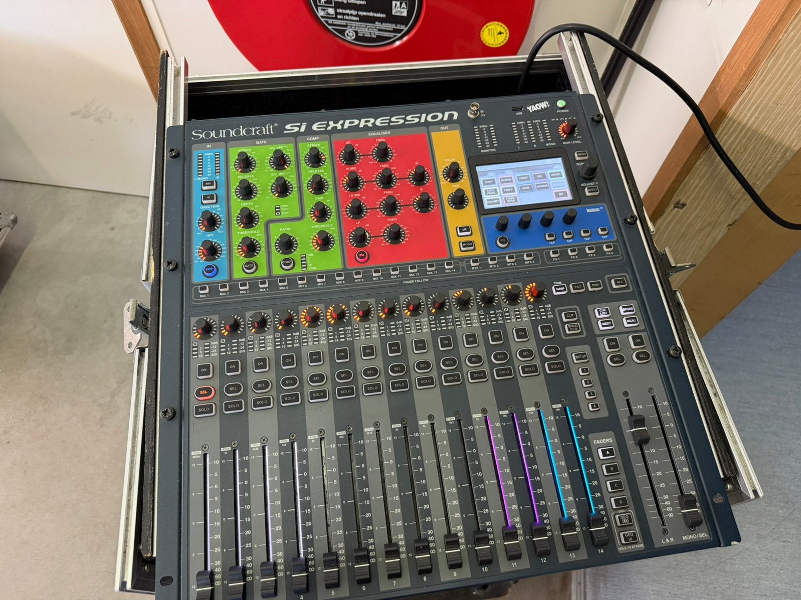 Soundcraft expression 1 incl stagebox, Muziek en Instrumenten, Ophalen, Gebruikt, 10 tot 20 kanalen