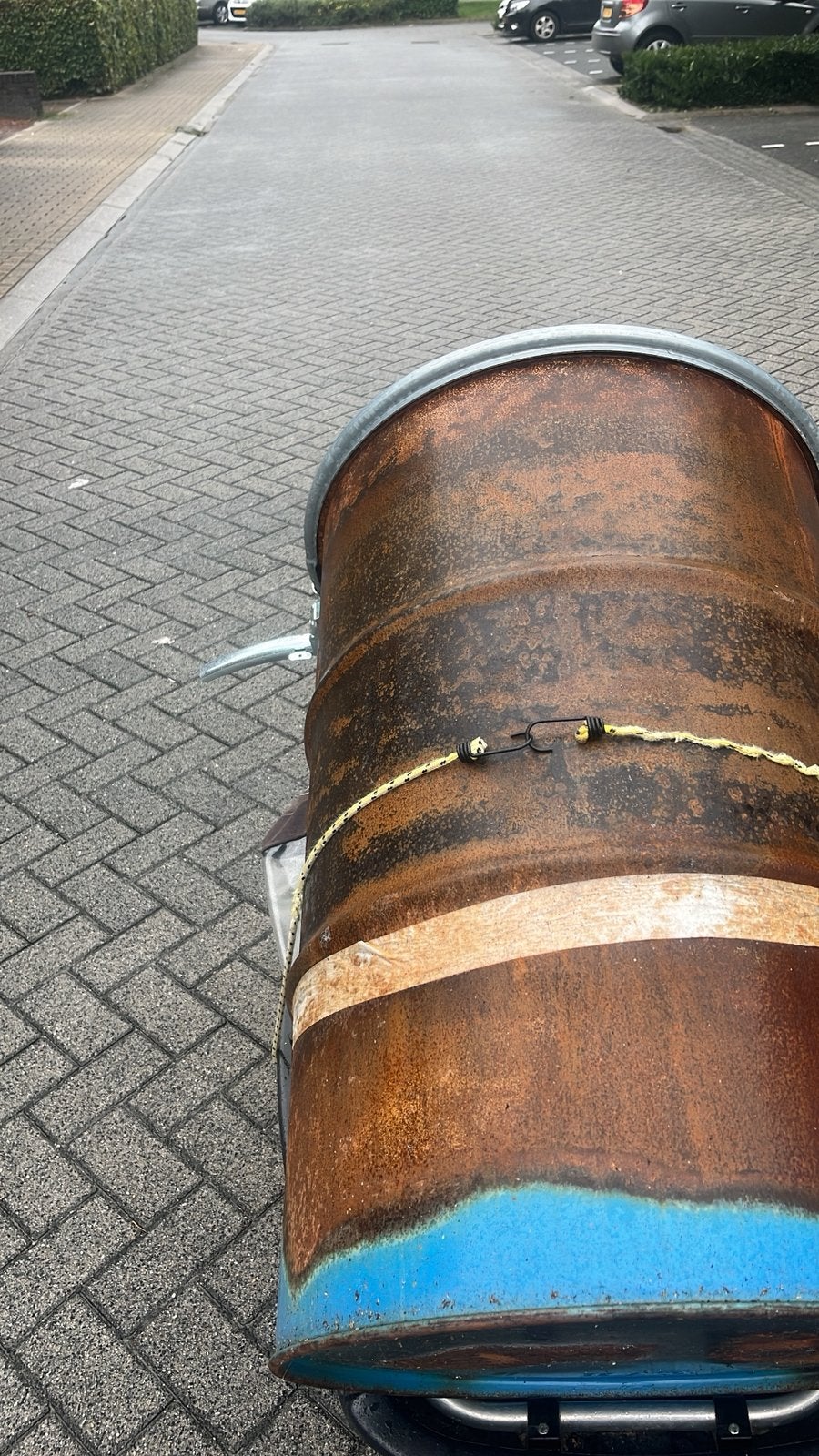 Stookton met deksel, Tuin en Terras, Ophalen, Zo goed als nieuw
