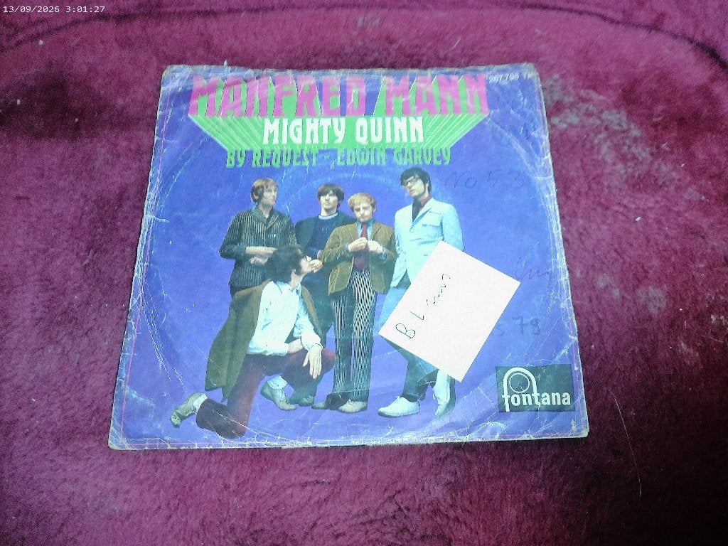 Manfred Mann - Mighty Quinn, Gebruikt, Fotohoes, 7 inch, Ophalen of Verzenden