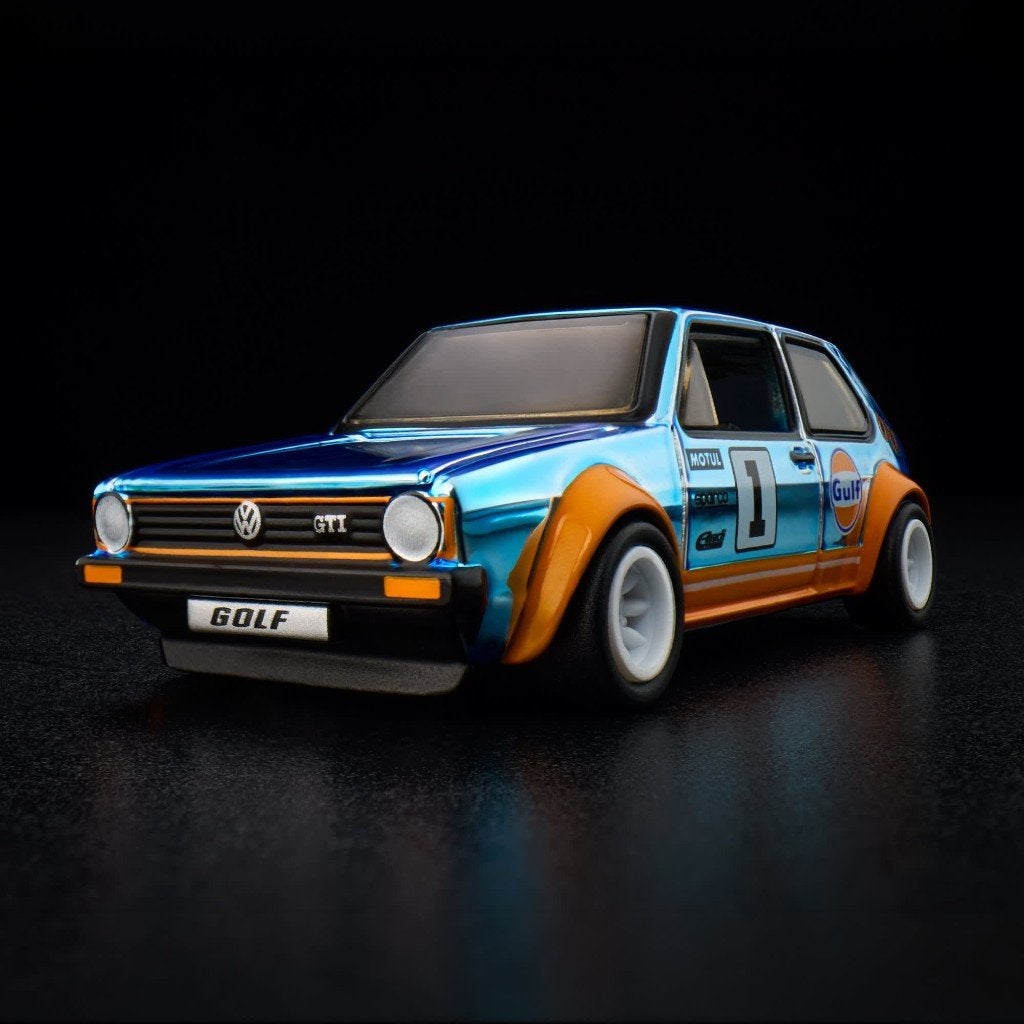 Hot Wheels RLC '76 VW Golf GTI Spectraflame Gulf Blue 260107, Ophalen of Verzenden, Nieuw