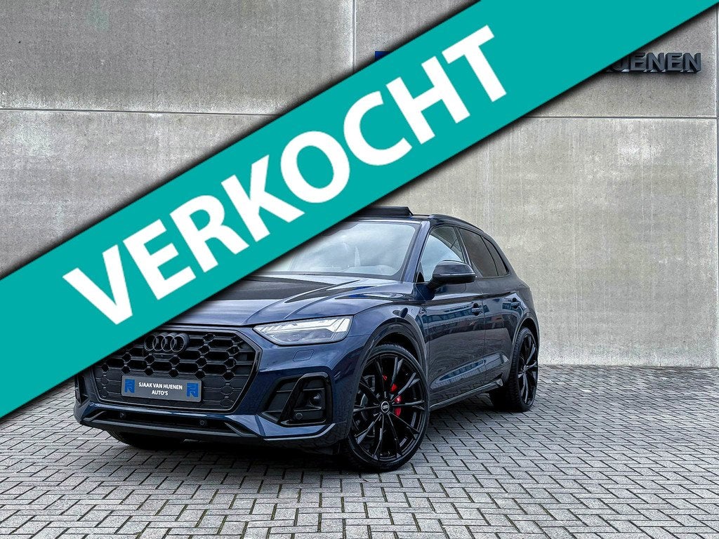 Audi Q5 50TFSI e 299PK Quattro Competition S Edition S-Line, Auto's, Audi, Automaat, Gebruikt, Zwart, 4 cilinders