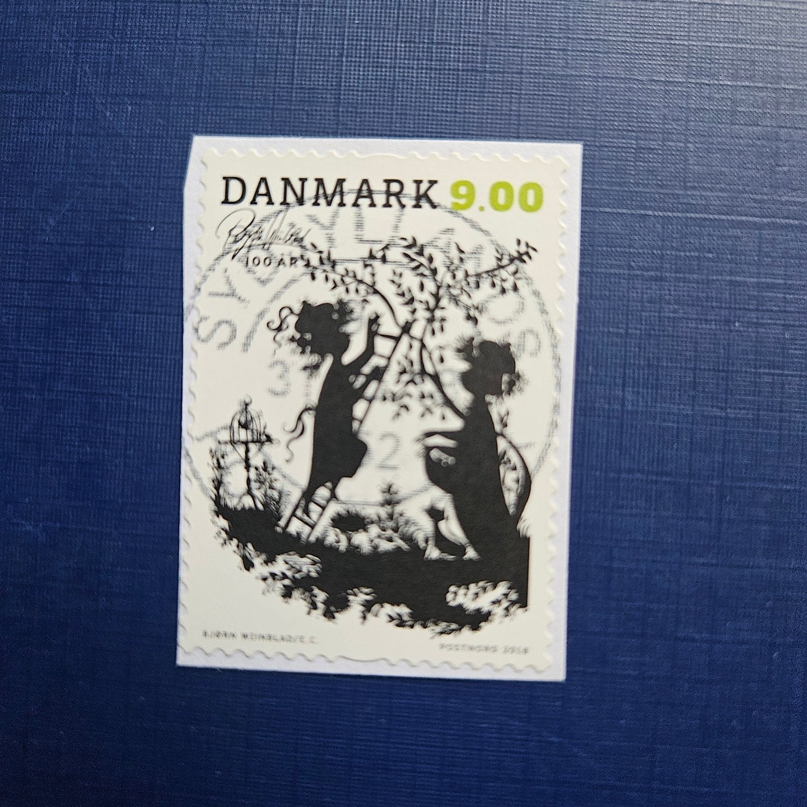Denemarken nr 1939 op papier, Ophalen of Verzenden, Denemarken, Gestempeld