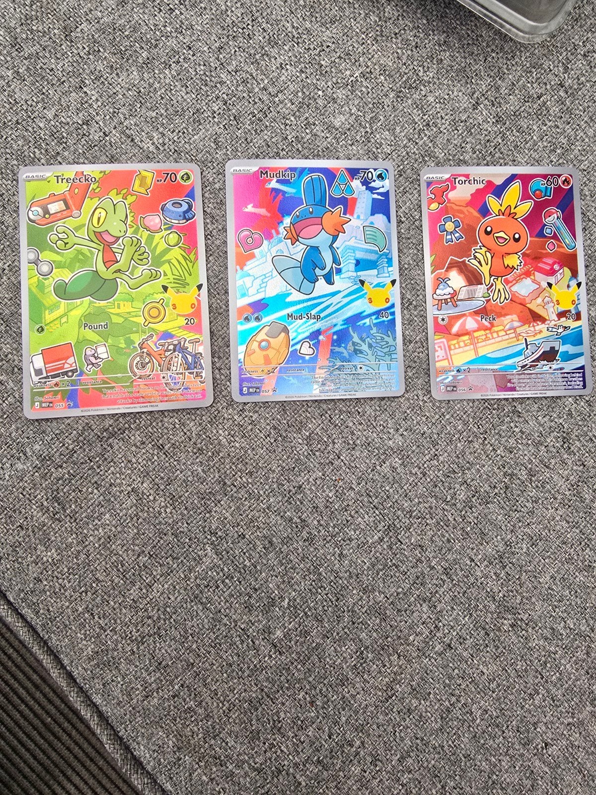 Poken First Parnter series 3;  Treecko, Mudkip, Torchic, Ophalen of Verzenden, Zo goed als nieuw, Meerdere kaarten