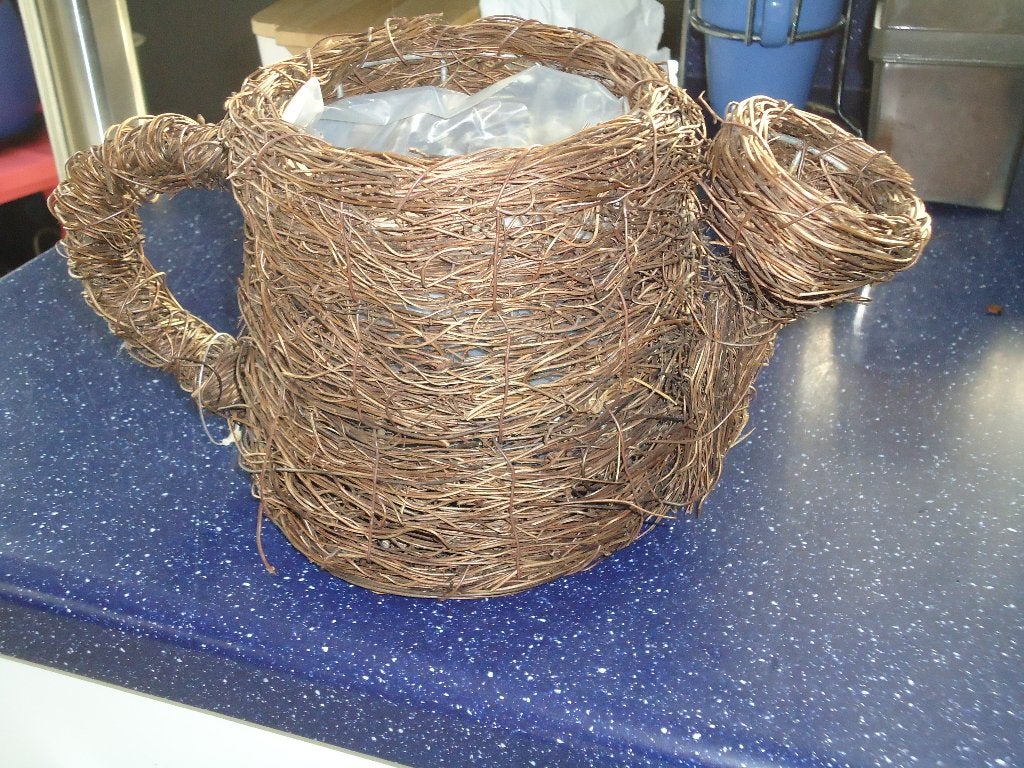 bloempot model theepot, Overige materialen, Rond, Binnen, Ophalen of Verzenden