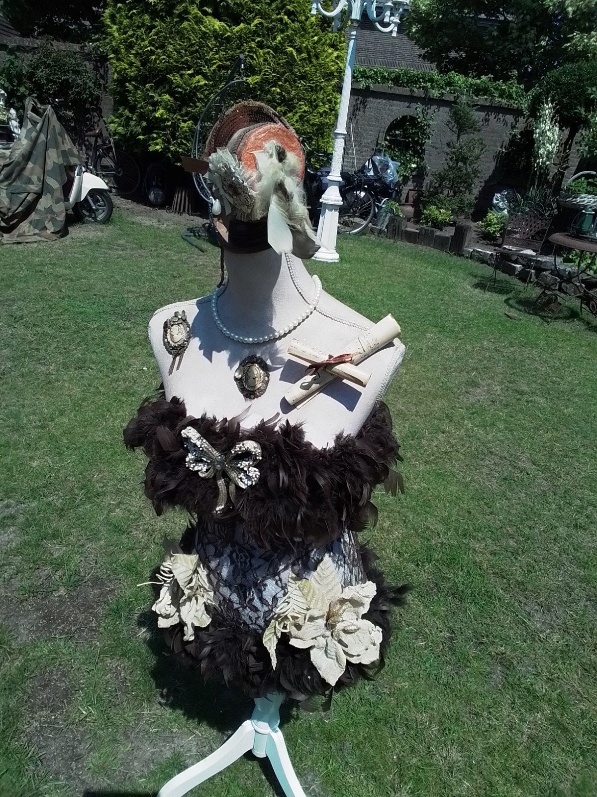 15446) pop BURLESQUE SHOWGIRL KOSTUUM, Ophalen of Verzenden