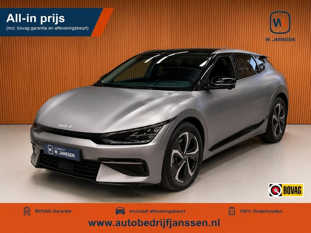 Kia EV6 GT-Line 2WD Panoramadak | Stoelverwarming | Koeling, Auto's, Kia, Automaat, Achterwielaandrijving, Gebruikt, EV6