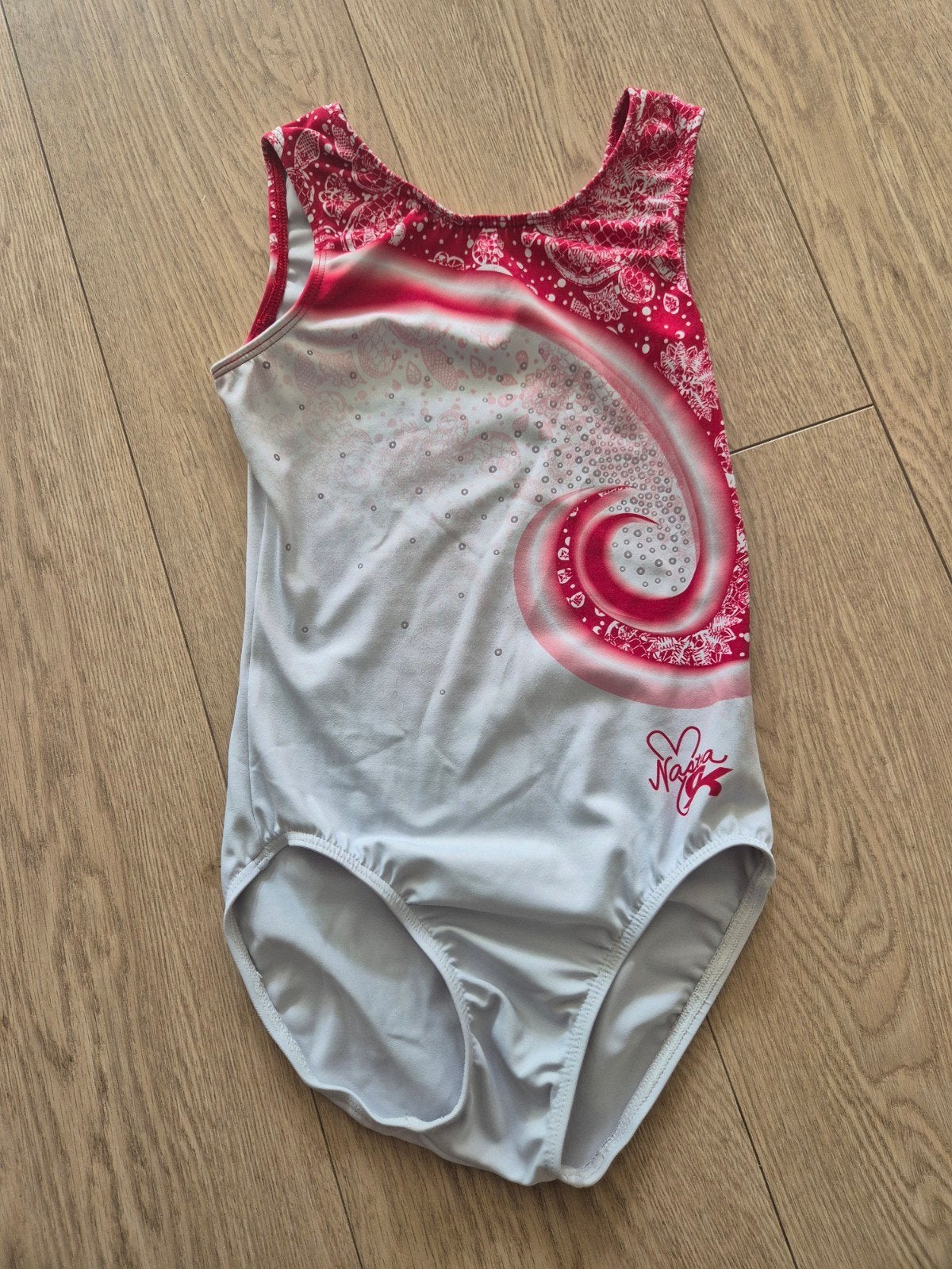 Turnpakje maat 134/140, Ophalen of Verzenden, Gebruikt, Meisje, Sport- of Zwemkleding