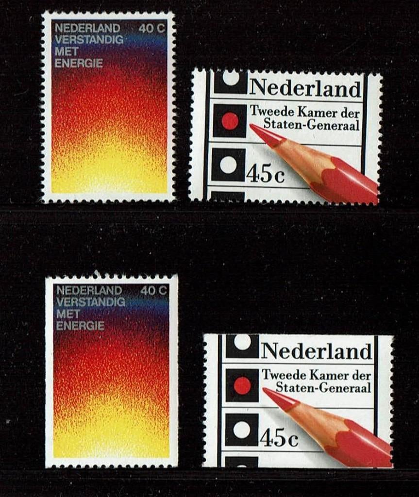 Nederland NVPH 1128-1129 + A postfris, Verzenden, Na 1940, Postfris