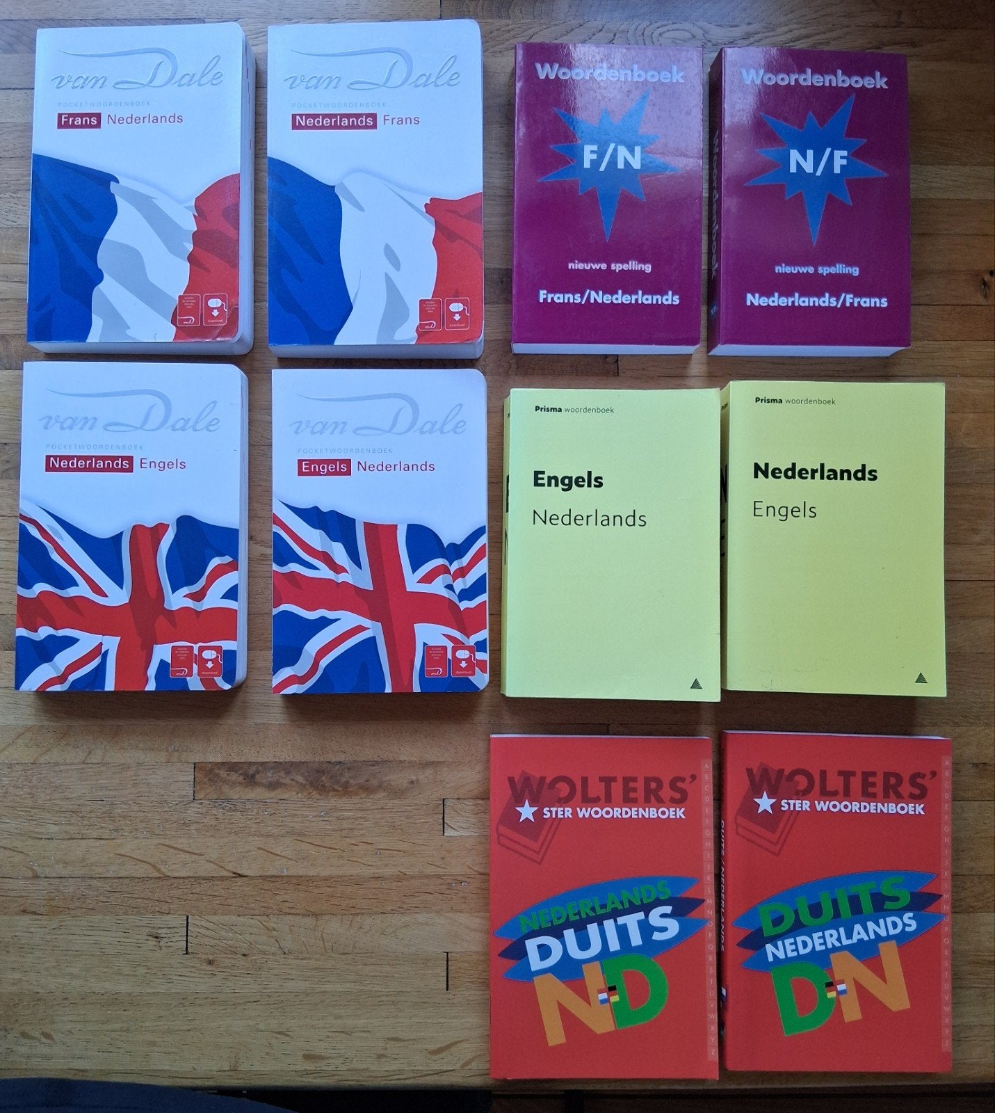 Diverse setjes woordenboeken zie de beschrijvingen in tekst, Boeken, Woordenboeken, Ophalen of Verzenden, Zo goed als nieuw, Van Dale