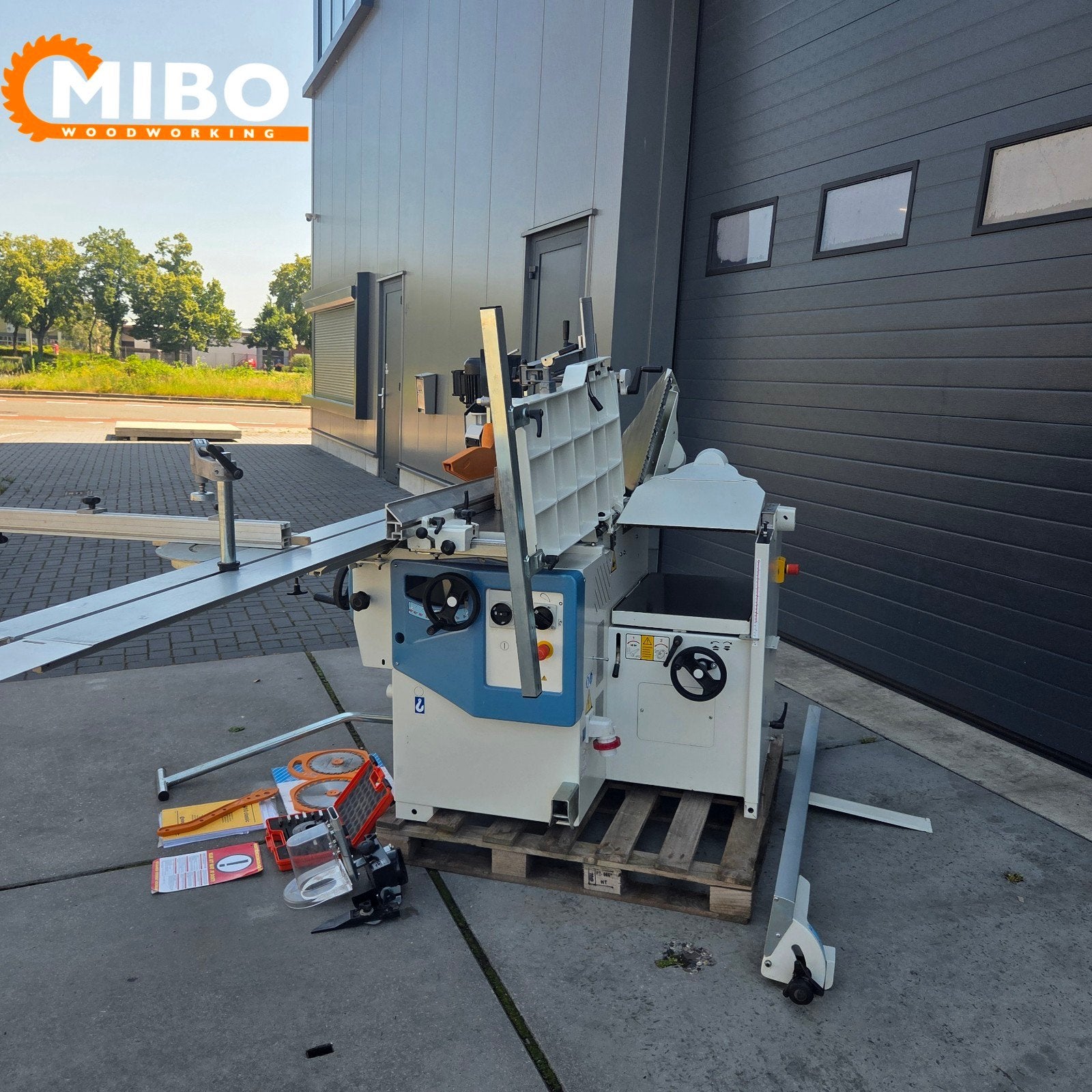 SCM Combinatiemachine 5in1 *** Compleet *** 410MM Schaaf, 70 mm of meer, Overige typen, Zo goed als nieuw, 1200 watt of meer