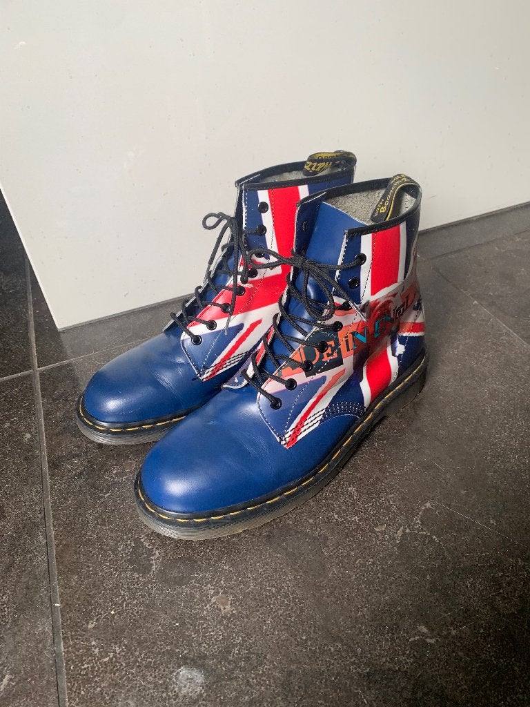 Dr.Martens boots Union Jack 11/45,5, Overige kleuren, Boots, Ophalen of Verzenden, Zo goed als nieuw