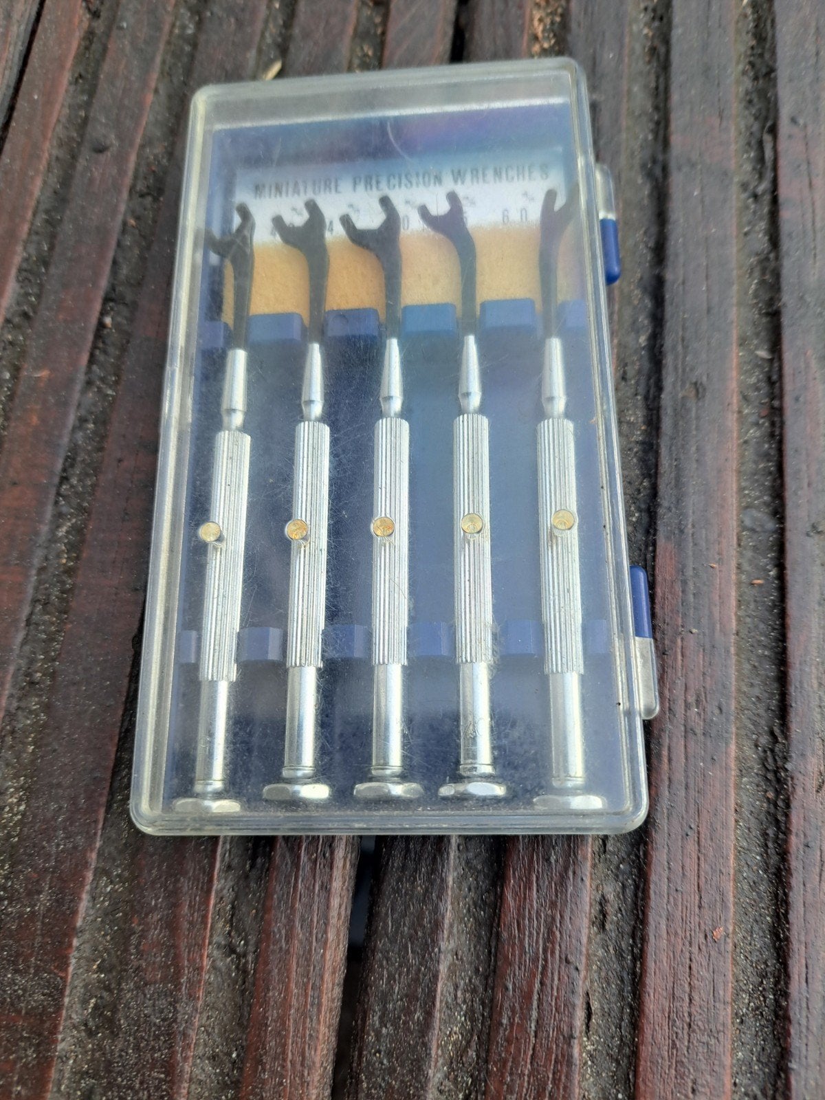 Miniatuur precisie moersleutels set, Ophalen of Verzenden, Gebruikt, Sleutel/ratel