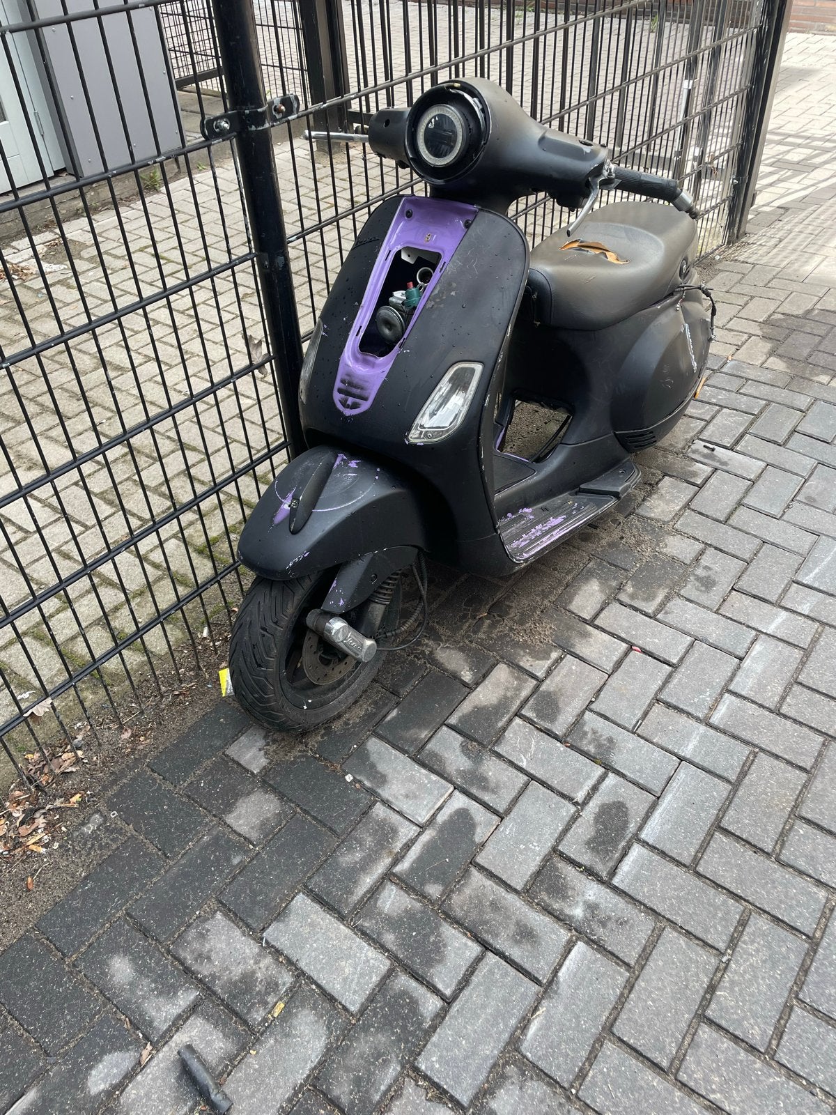 Gebruikte Voorvork Vespa Scooter - Zwart/Paars, Fietsen en Brommers, Brommeronderdelen | Scooters, Ophalen of Verzenden, Gebruikt