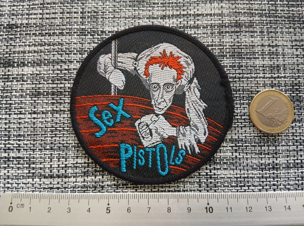 Sex Pistols vintage Johnny Rotten patch s340 punk, Ophalen of Verzenden, Nieuw, Kleding