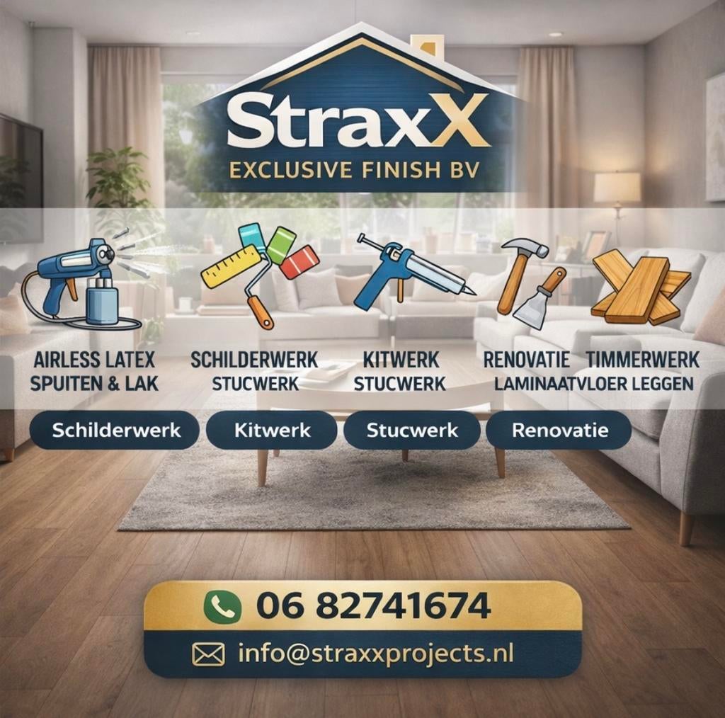 Airless latex & lak spuiten zuid holland 10 % korting.!!, Ophalen of Verzenden, Nieuw