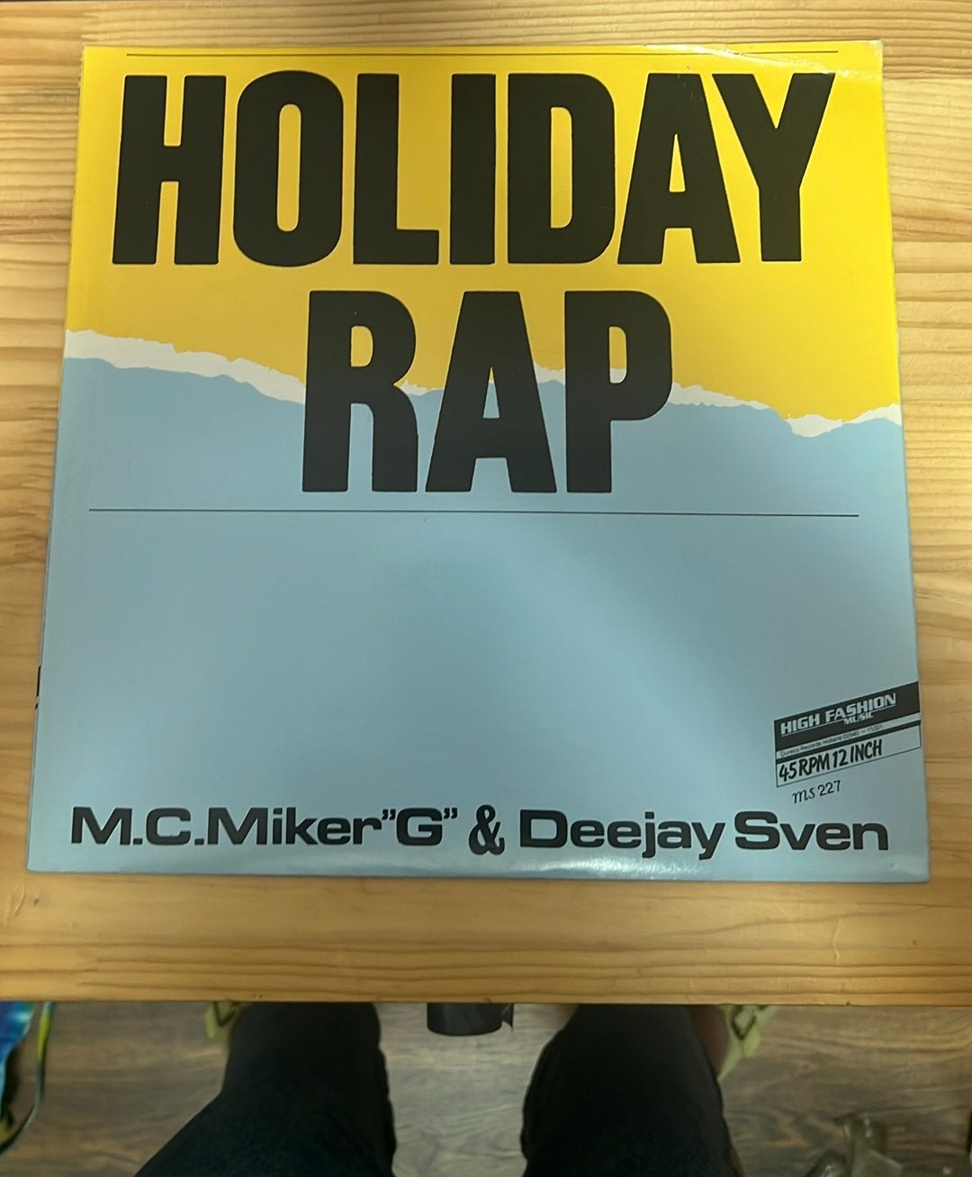 Holiday Rap 12’’ Maxi 1986 M.C. Miker G & Deejay Sven, Cd's en Dvd's, Vinyl | Hiphop en Rap, Ophalen of Verzenden, Zo goed als nieuw