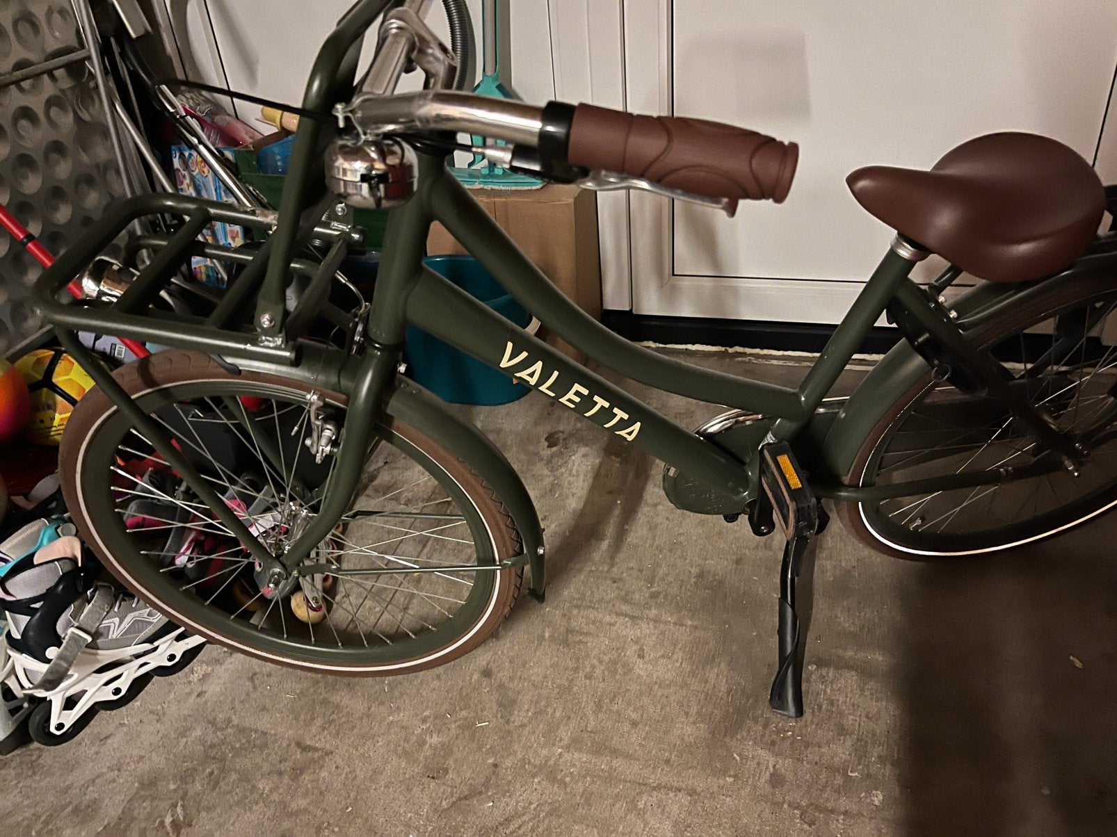 Leuke kinderfiets te koop, Fietsen en Brommers, Ophalen, Gebruikt, Terugtraprem, 20 inch of meer