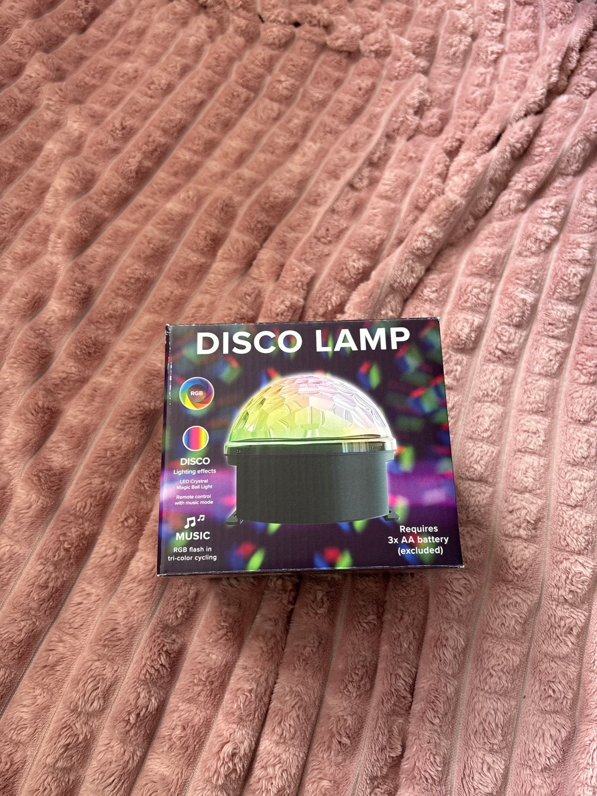 Disco Lamp LED Crystal Magic Ball met afstandsbediening, Overige merken, Kunststof, Meerkleurig, Nieuw