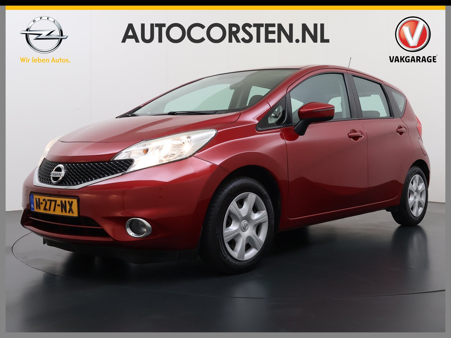 Nissan Note 1.2I 86PK Airco Bluetooth Cruise Control Isofix, Auto's, 82 pk, 49 €/maand, 430 kg, Bedrijf