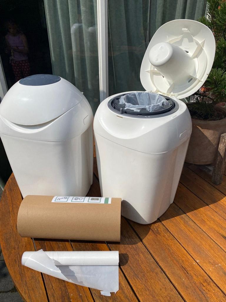 Tommee Tippee (Sangenic) - nog 1 over!!, Kinderen en Baby's, Badjes en Verzorging, Zo goed als nieuw, Luieremmer, Ophalen
