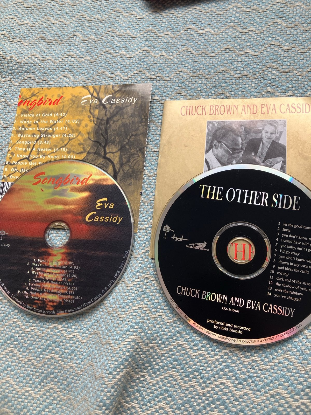 Eva Cassidy CD's: Songbird & The Other Side (2 stuks), Gebruikt, Pop, Ophalen of Verzenden, Inclusief doosje
