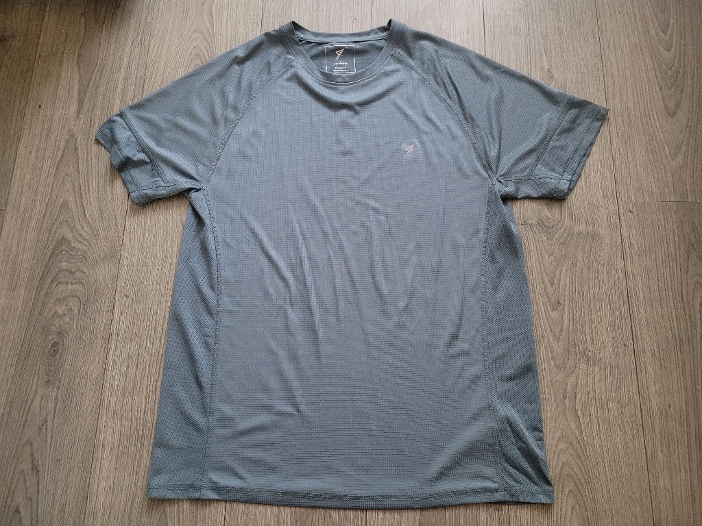 PRIMARK groen grijs sport T-shirt maat XL ~ MP1000, Kleding | Heren, T-shirts, Maat 56/58 (XL), Ophalen of Verzenden, Grijs, Gedragen